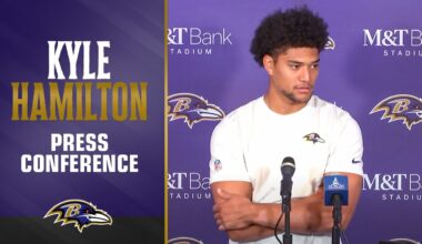 Kyle Hamilton: 'No Excuses Can Be Made at This Point' | Baltimore Ravens