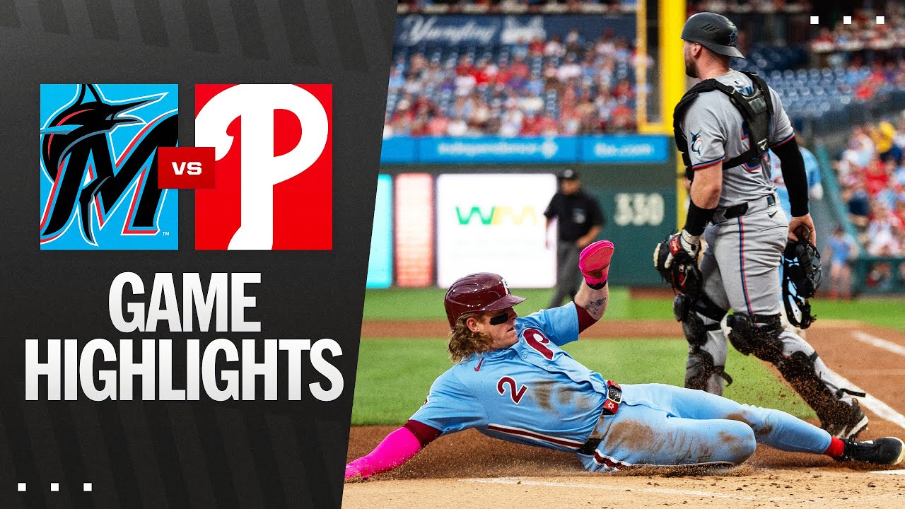 Marlins vs. Phillies Game Highlights (9/25/25) | MLB Highlights