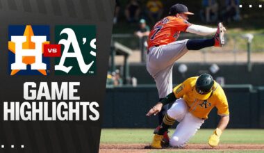 Astros vs. A's Game Highlights (9/25/25) | MLB Highlights