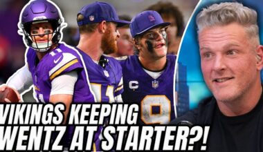 Vikings Planning To Keep Carson Wentz Starting Over JJ McCarthy?! | Pat McAfee Show