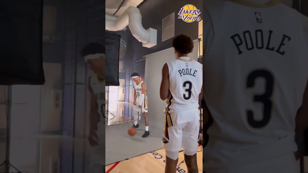 Media Day New Orleans Pelicans - Jordan Poole, Zion Williamson