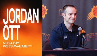 Jordan Ott Media Day Press Availability | Phoenix Suns