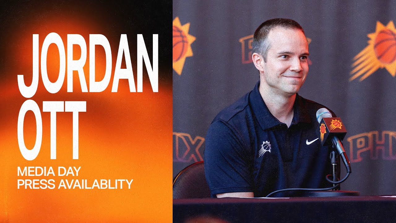 Jordan Ott Media Day Press Availability | Phoenix Suns