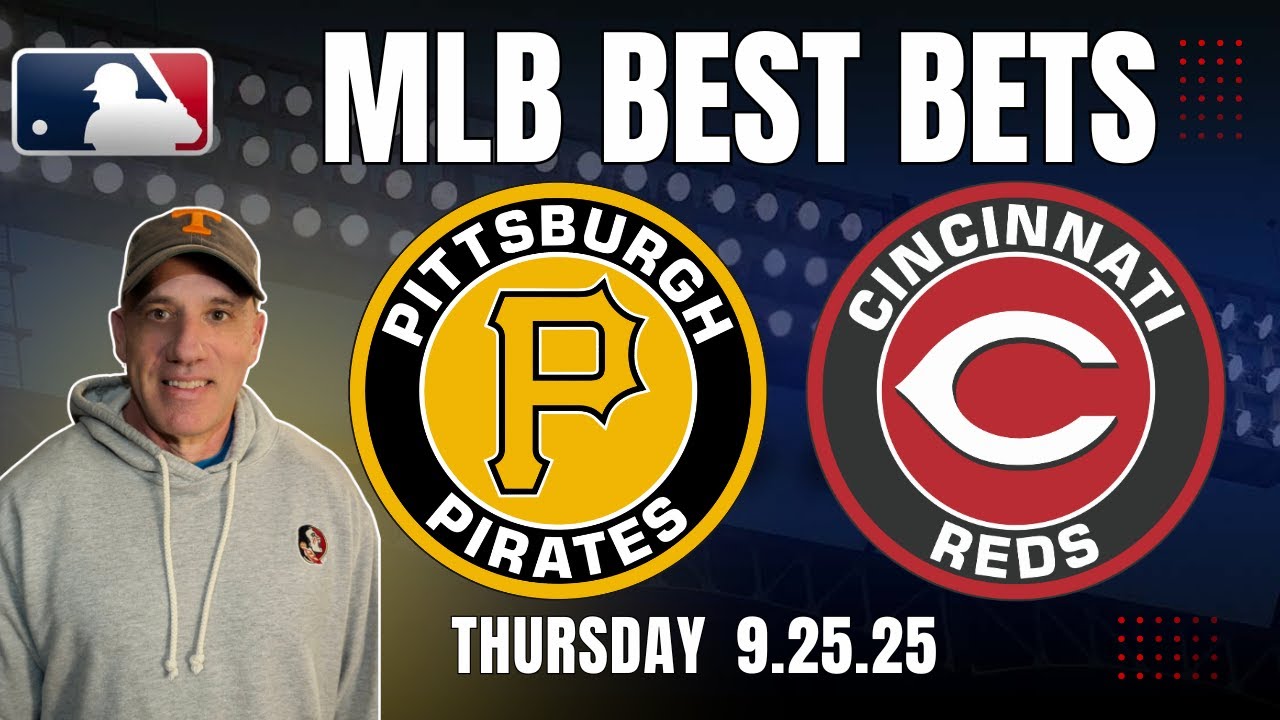 MLB Picks and Predictions - Pittsburgh Pirates vs Cincinnati Reds, 9/25/25 Free Best Bets & Odds