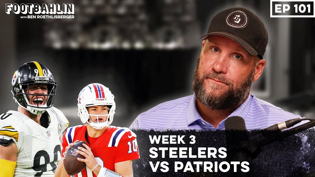 Big Ben talks Week 3 Steelers/Patriots, using tight ends, O-line struggles and more Ep 101