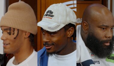 Christian Gonzalez, Stefon Diggs, & Morgan Moses Address the Media | Patriots Press Conference