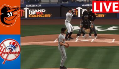 🔴 LIVE : Baltimore Orioles vs New York Yankees | Sept 26th FULL GAME | MLB THE SHOW 25 SIMULATION
