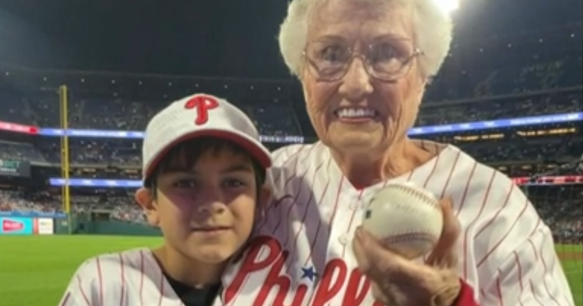 Young boy at Phillies game gifts foul ball to fellow fan celebrating her 80th birthday: "I was so shocked"