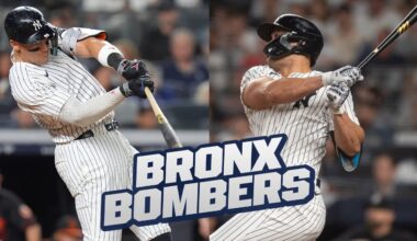 POWER SURGE! ⚡️ Aaron Judge and Giancarlo Stanton both go deep for the Yankees in the 3rd inning! 😤