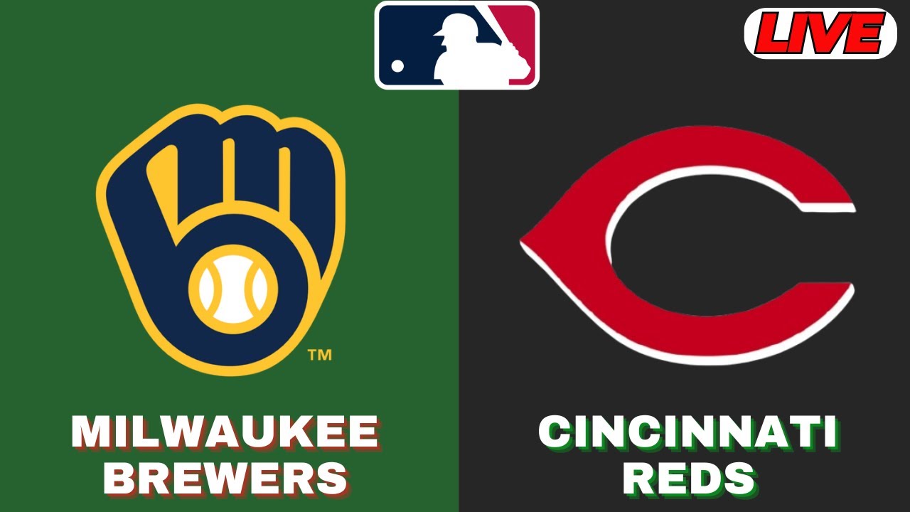 🔴LIVE : Cincinnati Reds Vs Milwaukee Brewers | MLB 2025 | MLB Live Baseball Score