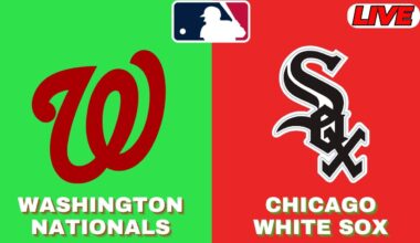 🔴LIVE : Chicago White Sox Vs Washington Nationals | MLB 2025 | MLB Live Baseball Score