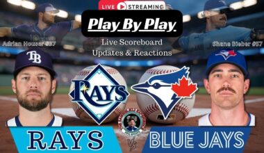 🧢 LIVE:  Toronto Blue Jays vs Tampa Bay Rays MLB Showdown & Reactions!
