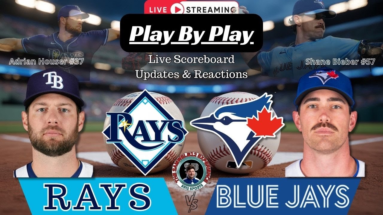 🧢 LIVE:  Toronto Blue Jays vs Tampa Bay Rays MLB Showdown & Reactions!