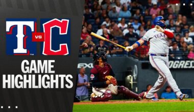 Rangers vs. Guardians Game Highlights (9/26/25) | MLB Highlights