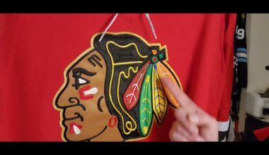Phil unboxes the Blackhawks' new 100th anniversary home jersey! Breaking unboxing review!