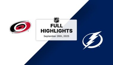 NHL Preseason Highlights | Hurricanes vs. Lightning | September 26, 2025
