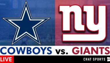 Cowboys vs. Giants Live Streaming Scoreboard, Play-By-Play, Highlights & Stats | NFL Week 2 On FOX