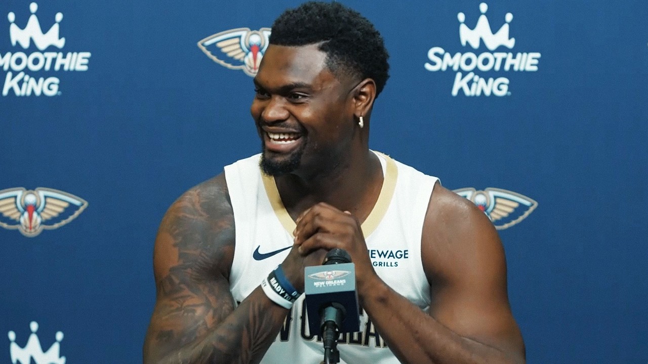 Zion Williamson FULL Interview from 2025 Pelicans Media Day