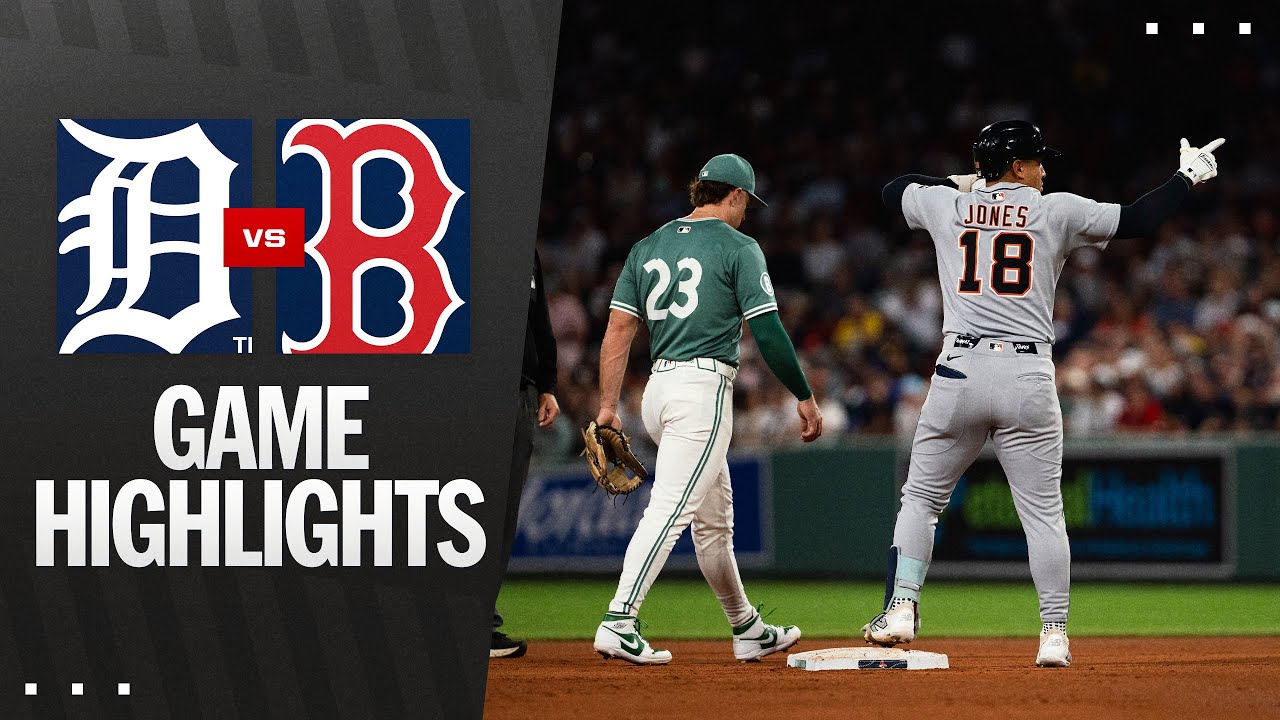 Tigers vs. Red Sox Game Highlights (9/26/25) | MLB Highlights