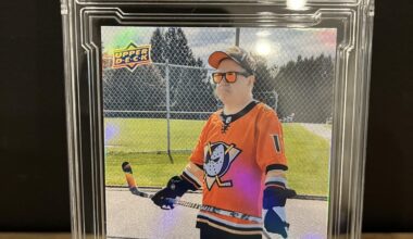 Looking good in the Ducks jersey