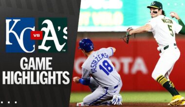 Royals vs. Athletics Game Highlights (9/26/25) | MLB Highlights