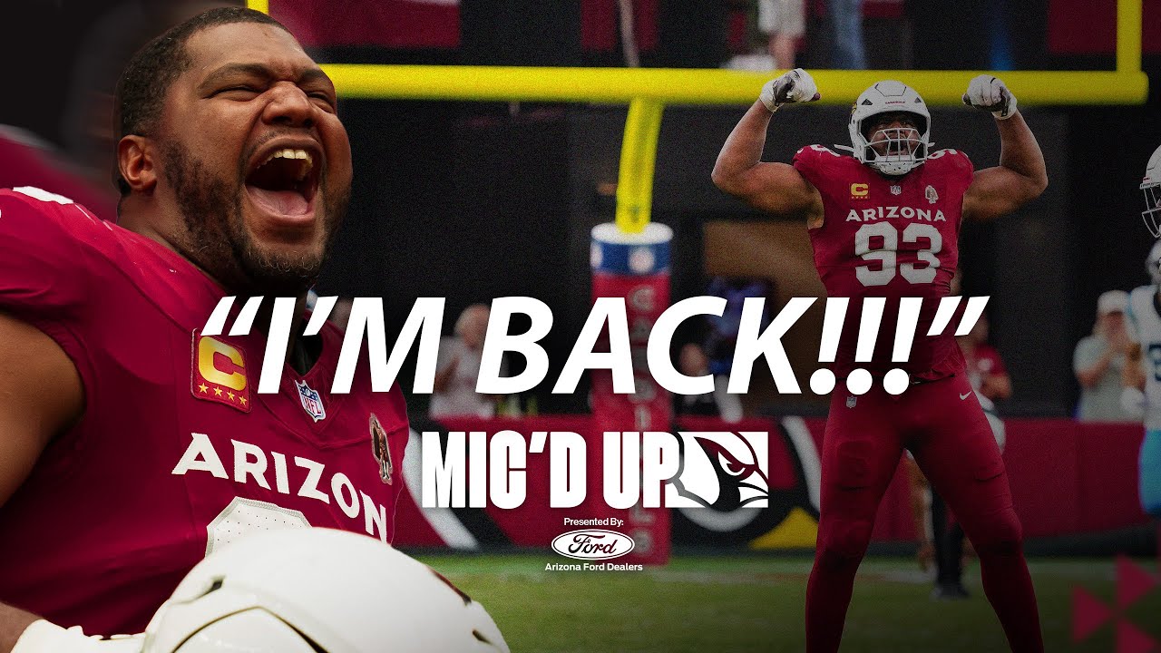 Calais Campbell "I Still Got The Juice!" Mic'd Up Against Panthers | AZ Cardinals