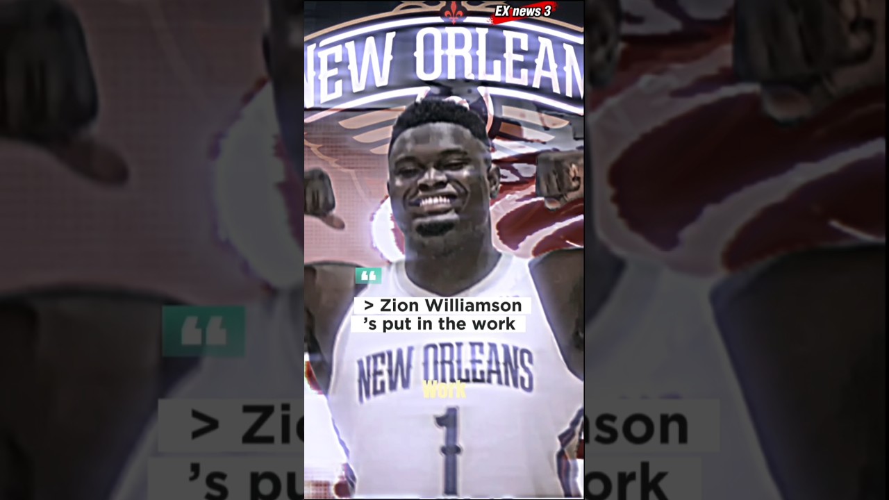 Zion Williamson Looks Like New Man After Body Transformation 💪#nba