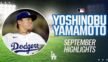 Yoshinobu Yamamoto ends his sophomore MLB season IN STYLE! 😳| 山本由伸ハイライト