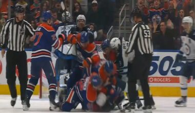 🔥Tempers Flare🔥 As Oilers Pound Jets
