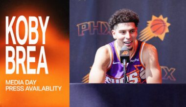 Koby Brea Media Day Press Availability | Phoenix Suns