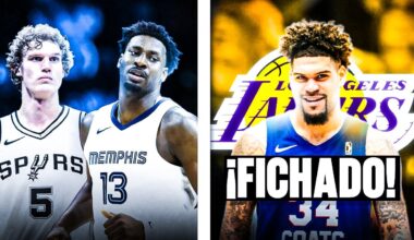 ¡FICHAJE EN LOS ANGELES LAKERS! ¡ACTUALIDAD DE LA NBA: MARKKANEN. MEMPHIS, INDIANA..!