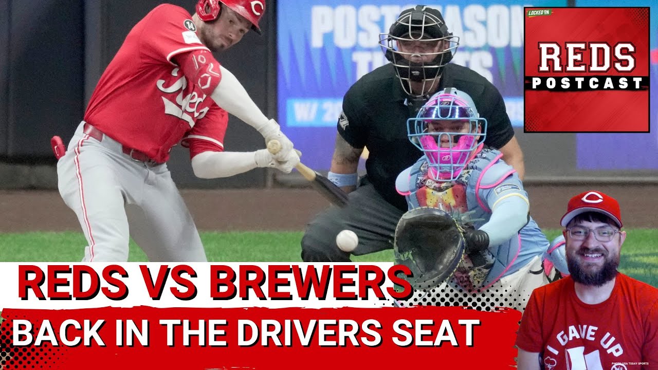 REDS POSTCAST: Cincinnati Reds Beat Milwaukee Brewers to TAKE Third Wildcard Spot back in NL