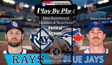 Vertical:  Toronto Blue Jays vs Tampa Bay Rays MLB Showdown & Reactions!