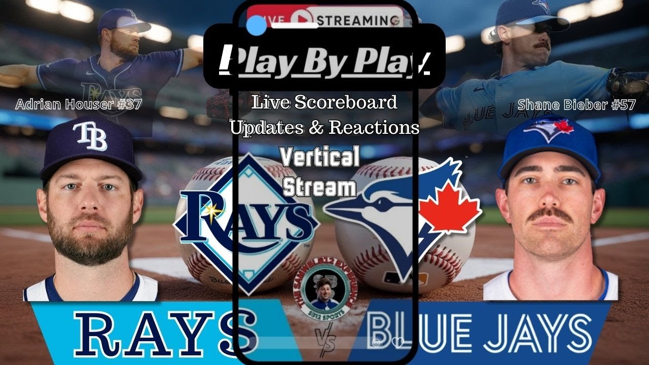 Vertical:  Toronto Blue Jays vs Tampa Bay Rays MLB Showdown & Reactions!