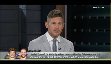 ESPN NFL LIVE | Dan Orlovsky STUNS, Minnesota Vikings Have QB DRAMA With Carson Wentz & JJ McCarthy