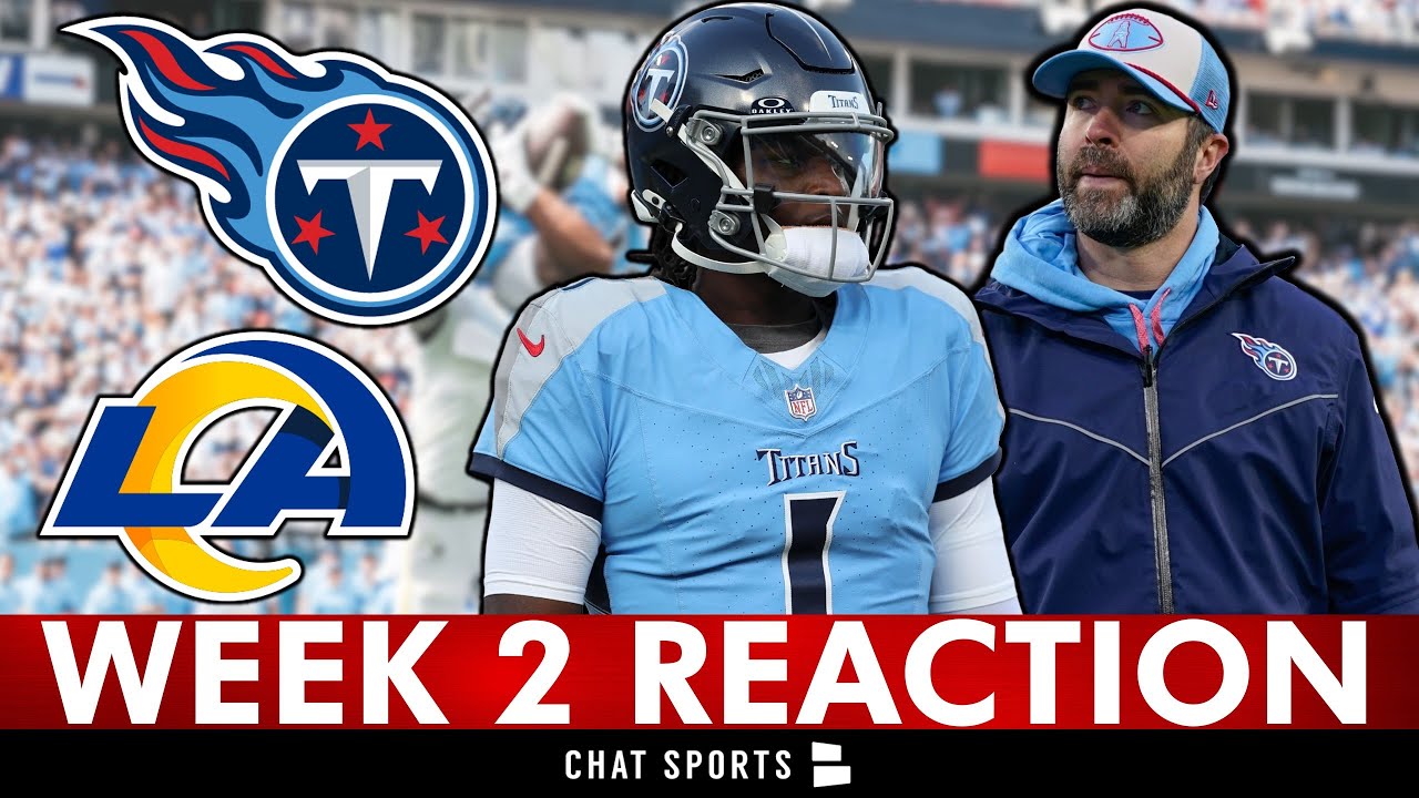 2ND HALF COLLAPSE! Titans vs. Rams Week 2 Reaction Ft. Cam Ward, Tony Pollard & Elic Ayomanor