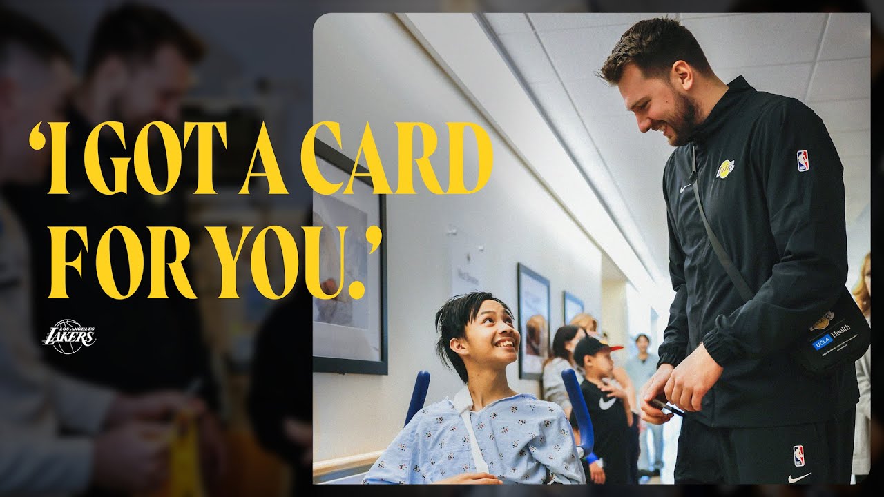 Luka Making Dreams Come True – Mic’d Up at UCLA Mattel Children’s Hospital