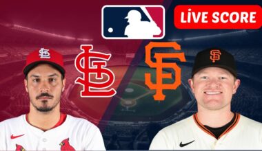 🔴 St. Louis Cardinals vs San Francisco Giants | MLB Regular Season Week 26 | Live Score Update