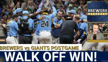 BREWERS POSTCAST: Wild Bill WALKS IT OFF! | Milwaukee Brewers WIN 2nd Straight Game
