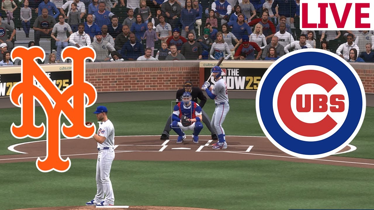 🔴LIVE 🔴New York Mets VS Chicago Cubs/September 25/ Envivo Tv  /MLB THE SHOW 25