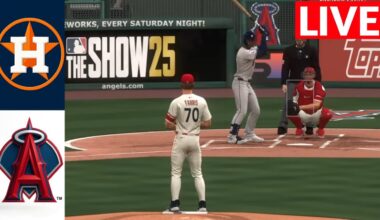 🔴 LIVE : Houston Astros vs Los Angeles Angels | Sept 27th FULL GAME | MLB THE SHOW 25 SIMULATION