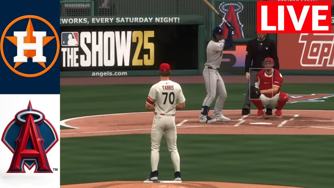 🔴 LIVE : Houston Astros vs Los Angeles Angels | Sept 27th FULL GAME | MLB THE SHOW 25 SIMULATION