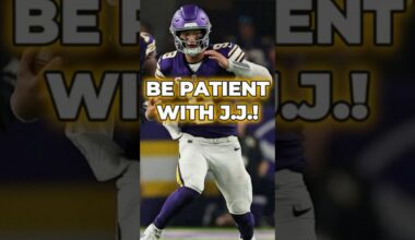 Vikings Fans NEED To Be Patient With J.J. McCarthy 👀 #shorts #minnesotavikings