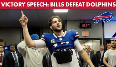 Inside The Bills Locker Room After Win Over The Miami Dolphins! | Buffalo Bills