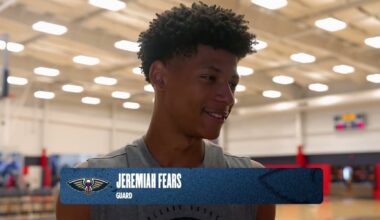 Jeremiah Fears on Pelicans rookies, learning from vets | Pelicans Training Camp 2025