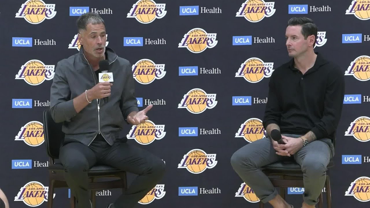 JJ Redick & Rob Pelinka Talk Lakers Ahead of the 2025-26 NBA Season