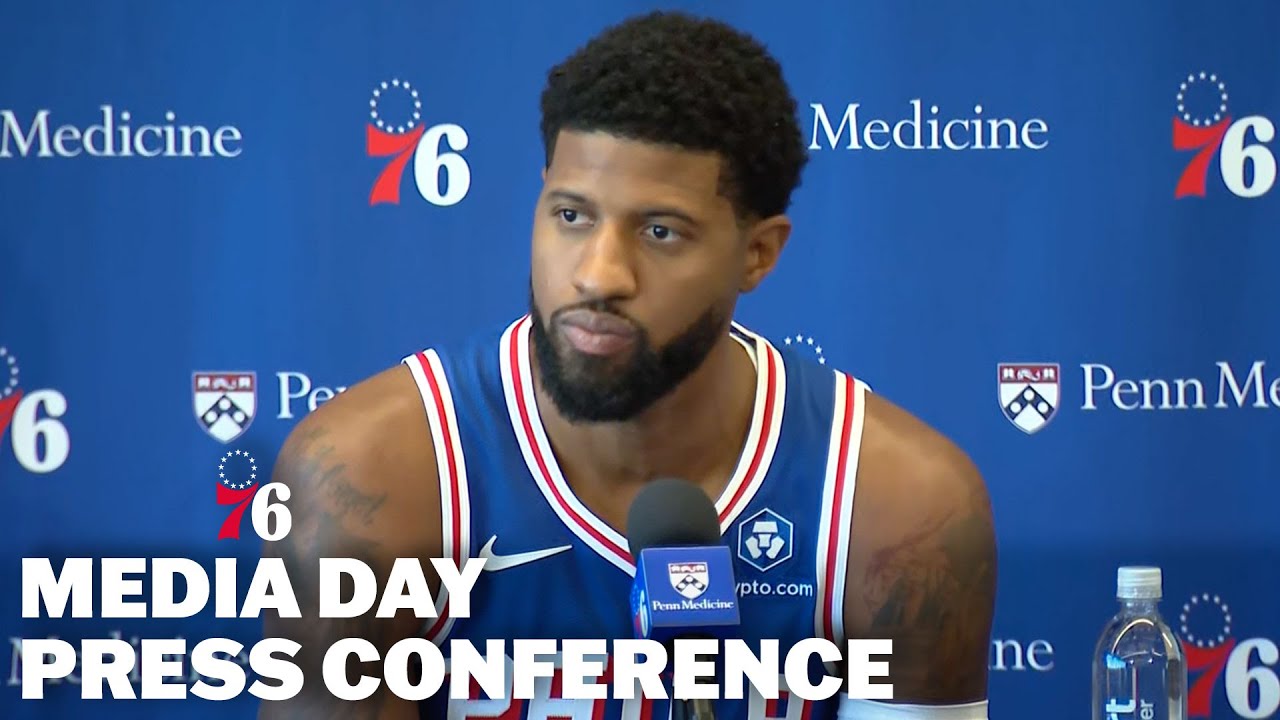 Philadelphia 76ers Media Day | Paul George | 09.26.25