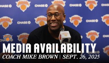 Coach Mike Brown Post Practice Media | September 26, 2025
