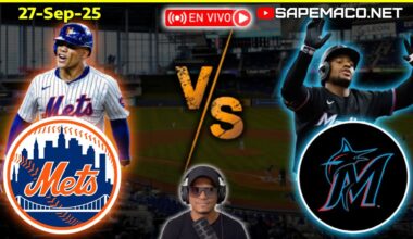 New York METS vs Miami MARLINS, en Vivo. (27-Sep-25)