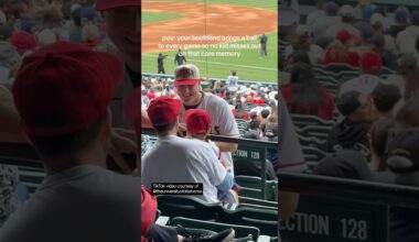 Angels Fan Shares Baseballs at the Ballpark ⚾️🥹
